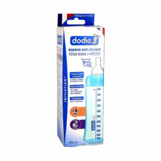 Dodie Biberon Initiation+ 330ml Tétine Débit 3