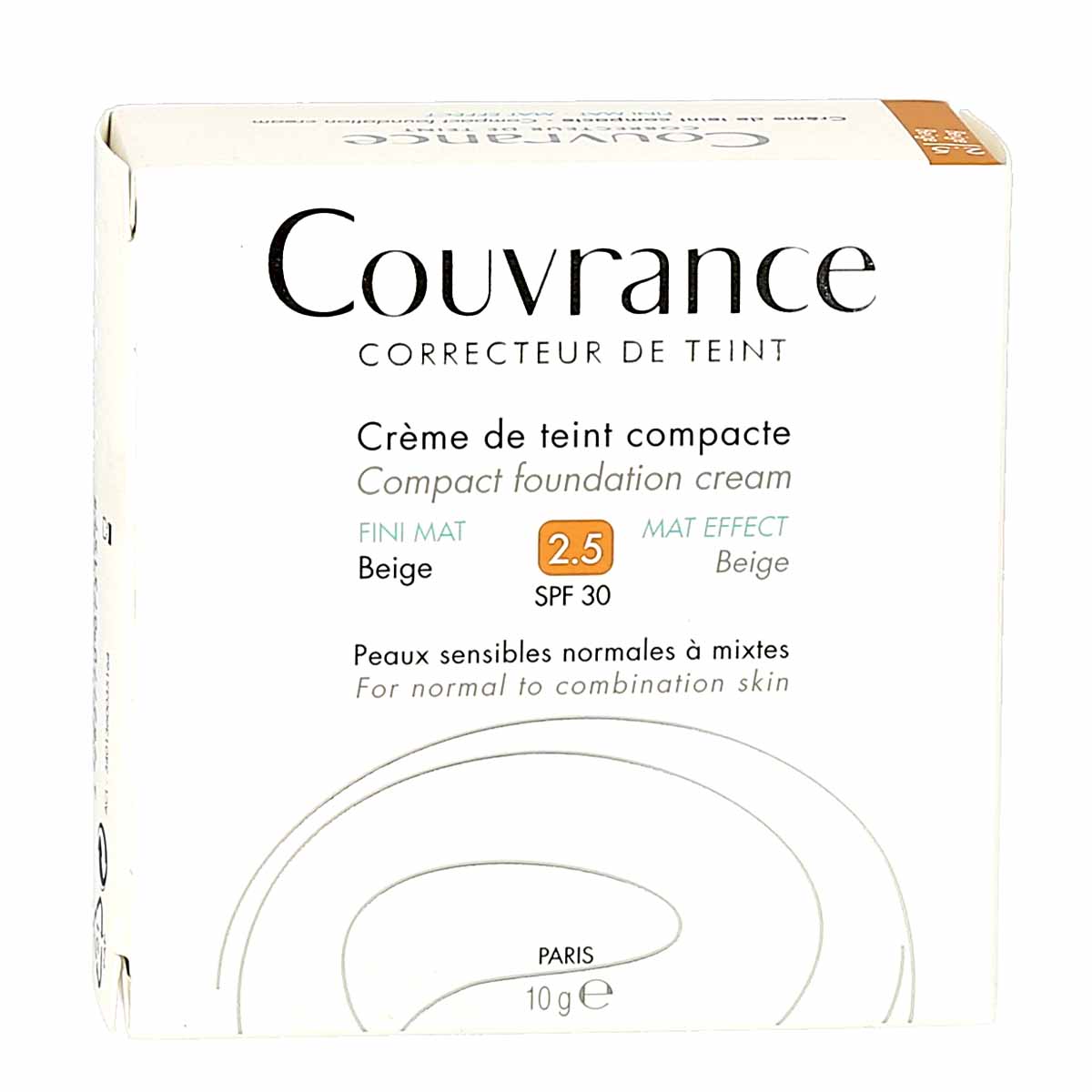 Avene Couvrance Compact Foundation Cream Matte Finish Beige