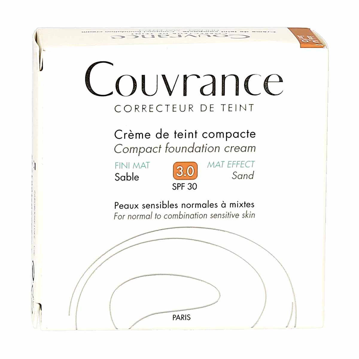 Avene Couvrance Compact Foundation Cream Matte Finish Sand