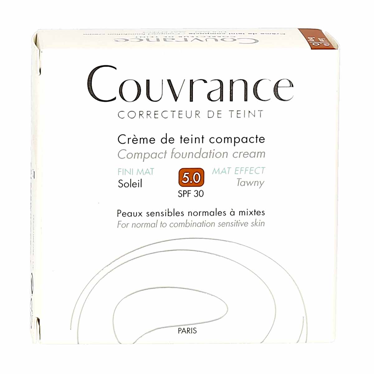 Avene Couvrance Compact Foundation Cream Matte Finish Sunray