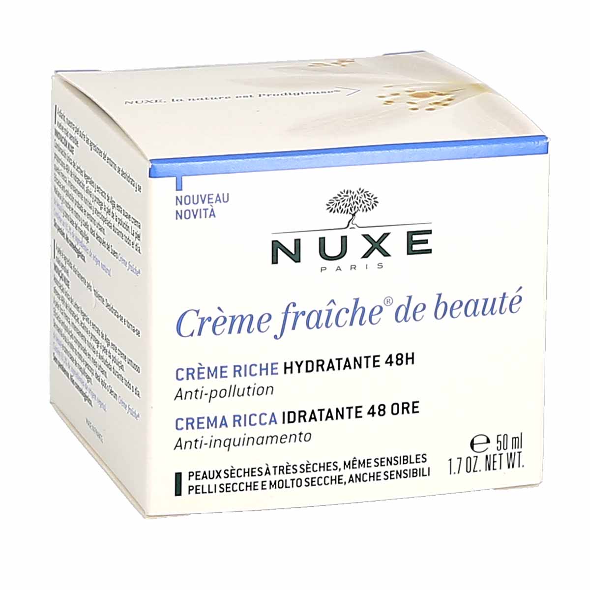 Nuxe Crème Fraîche de Beauté Crème Riche Hydratante Peaux Sèches