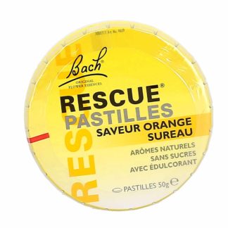 Bach Rescue Orange/Elderberry Flavor Lozenges