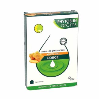Phytosun Arôms Gorge Sugar-Free Lozenges Honey Flavor