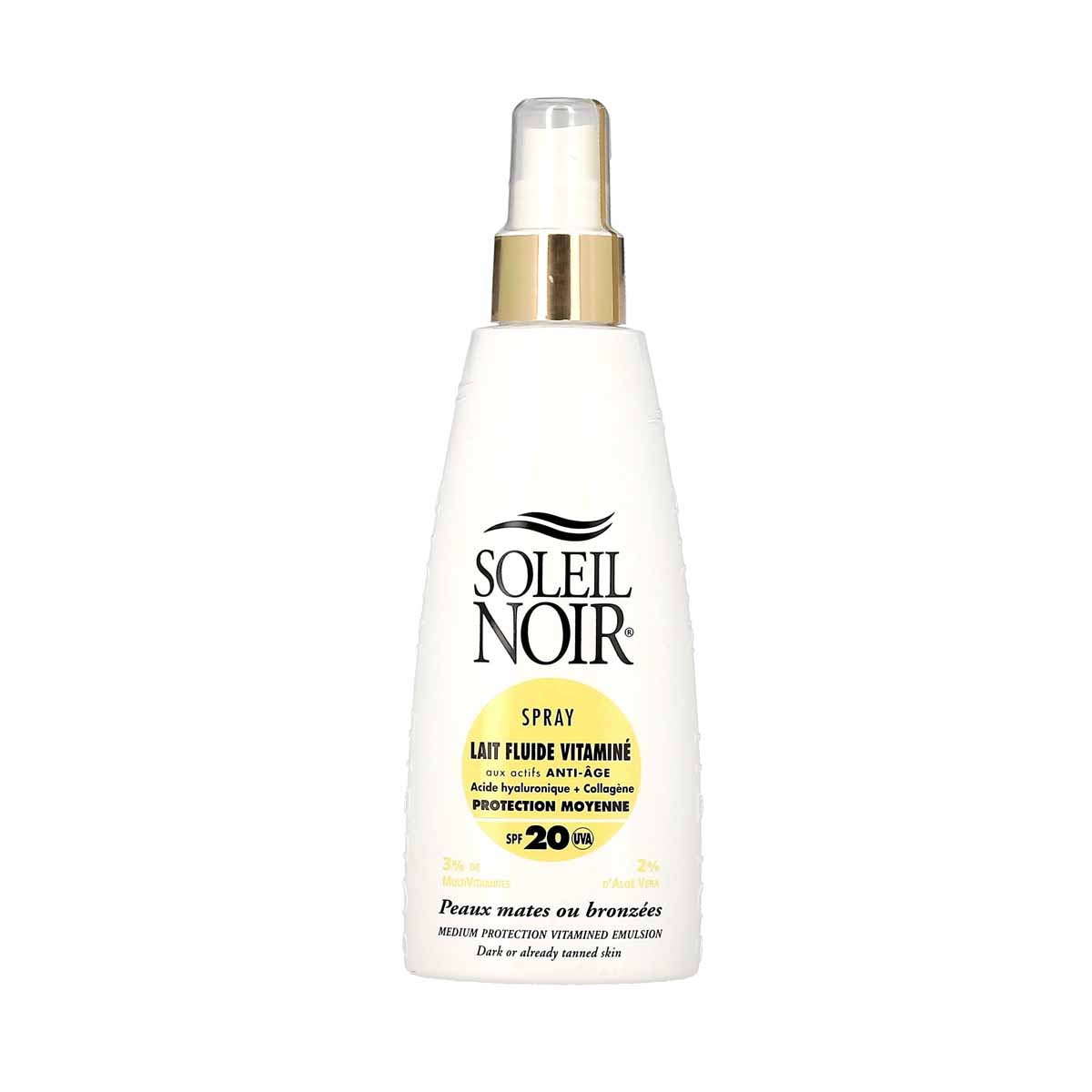 Soleil Noir Lait Fluide Vitaminé SPF 20
