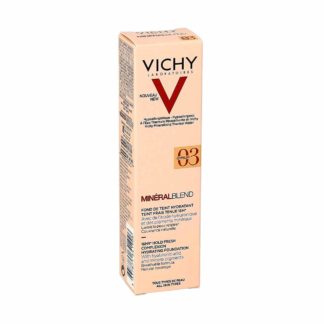 Vichy Minéralblend Moisturizing Foundation Fresh Complexion 16H Hold Shade: 03 Gypsum