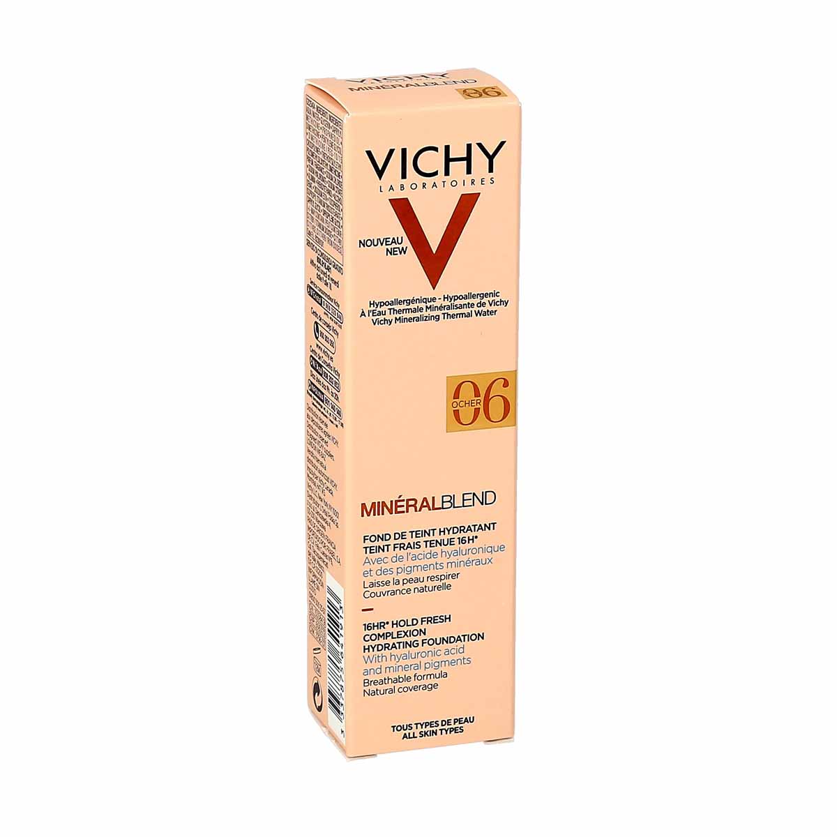 Vichy Minéralblend Moisturizing Foundation Fresh Complexion 16H Hold Shade: 06 Ocher