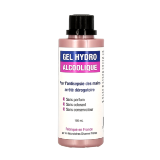 Hydroalcoholic gel, 1 bottle of 100ml
