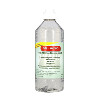 Hydroalcoholic gel, 1 bottle of 500ml