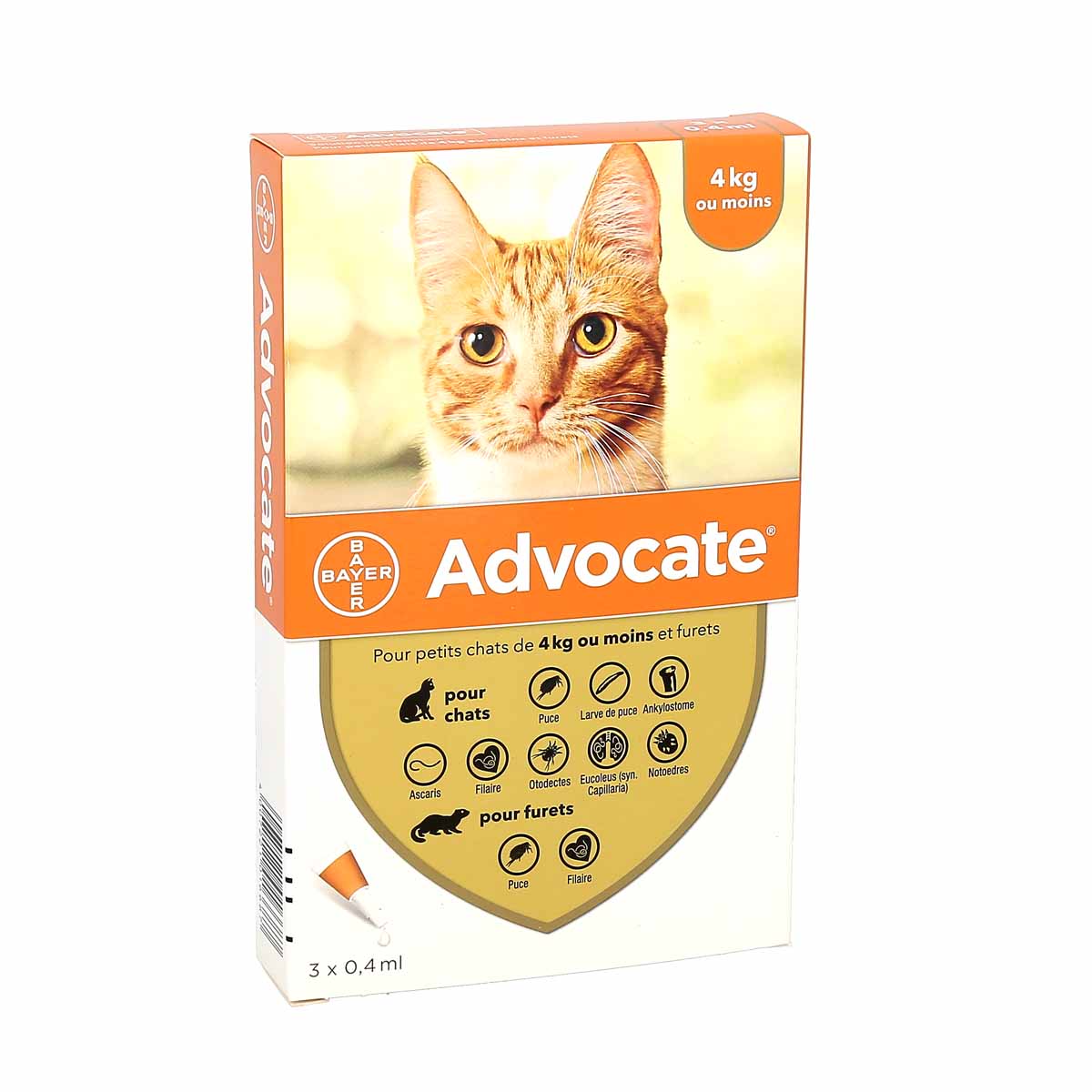 Advocate Cats ≤ 4kg and Ferrets