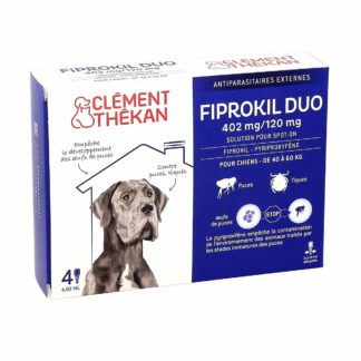 Clement Thekan Fiprokil Duo 402mg 120mg Dogs 40-60kg
