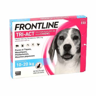 Frontline Tri-Act Solution for Spot-On Dogs 10-20kg