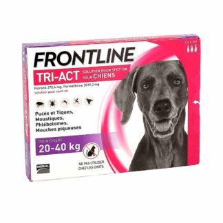 Frontline Tri-Act Solution for Spot-On Dogs 20-40kg