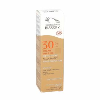 Laboratoires de Biarritz ALGA MARIS Sun Care Face Cream SPF30 Golden Hue