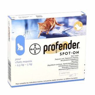 Profender Spot-On Vermifuge Medium Cats 2