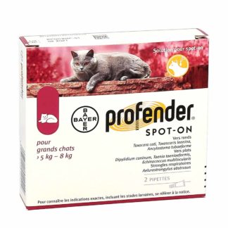 Profender Spot-On Vermifuge Large Cats 5-8kg