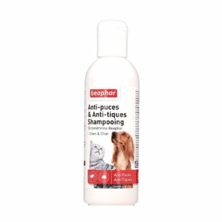 Beaphar Shampooing Anti-Puces et Anti-Tiques Pour Chiens et Chats