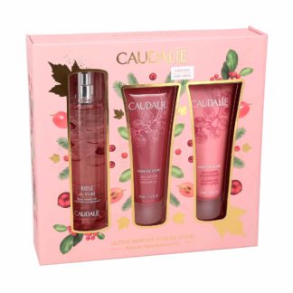 Caudalie Coffret de Noël 2020 Le Trio Parfumé Rose de Vigne