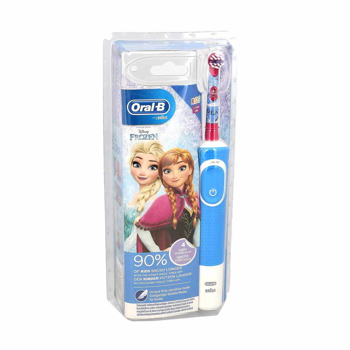 Oral B Kids Rechargeable Electric Toothbrush 3 years and up Snow Queen