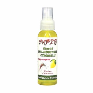 Subito Répulsif Anti-Moustiques Citronnelle usage Corporel