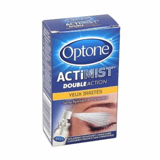 Optone Actimist Double Action Irritated Eyes Soothing and Protective Spray