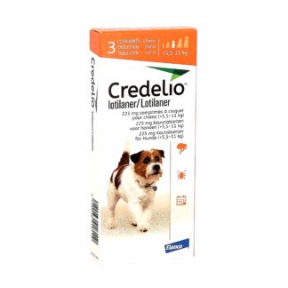 Credelio Chien 225mg (5.5-11 kg) comprimés à croquer