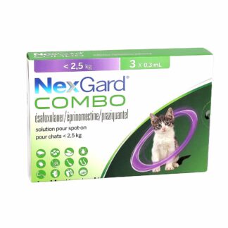 Nexgard Combo Spot on Solution for Small Cats <2.5kg, box of 3 pipettes