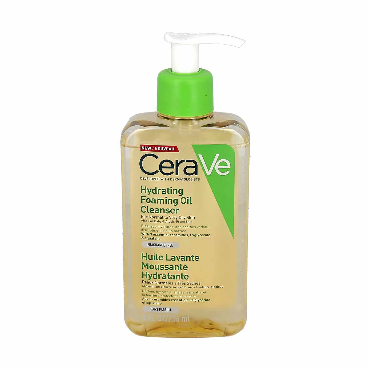 CeraVe Moisturizing Foaming Cleansing Oil 236ml