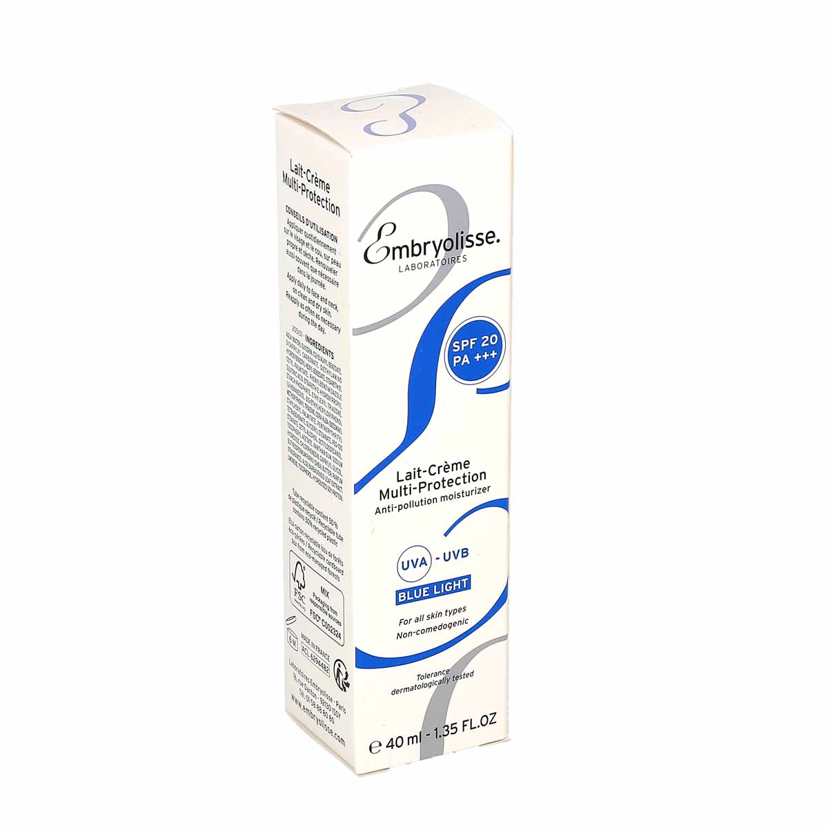 Embryolisse Lait-Crème Multi-Protection SPF20 PA+++ 40ml