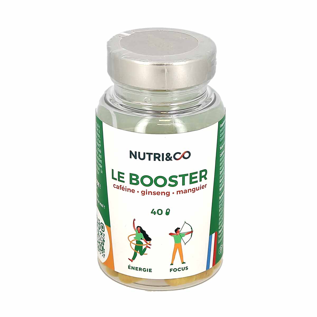 NUTRI&CO Le Booster caféine-ginseng-manguier 40 gélules