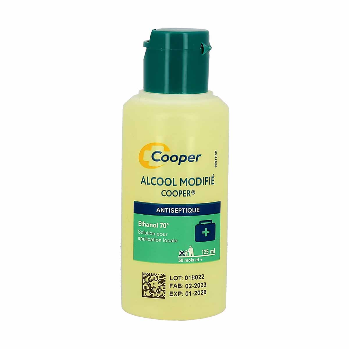 Cooper Modified Alcohol, 1 bottle of 125ml