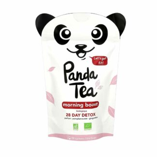 PANDA TEA MORNING BOOST 28 Sachets - Energy Booster - Grapefruit Ginger