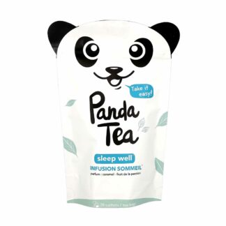PANDA TEA Sleep well - 28 Sachets - Relaxation, peaceful nights - Mint