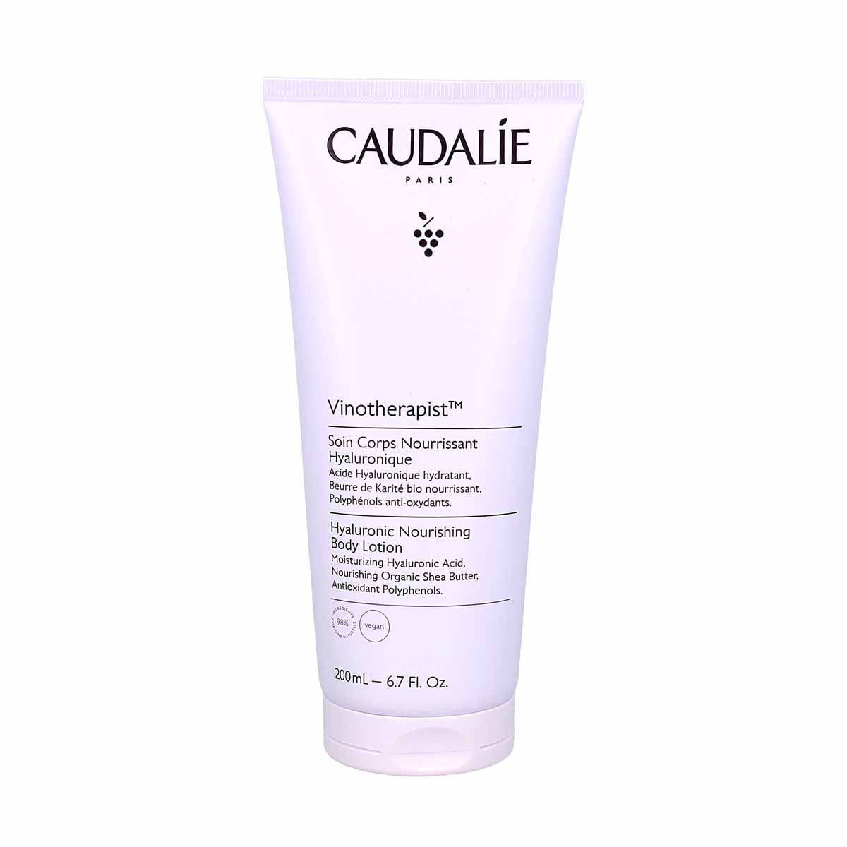 Caudalie Vinotherapist Soin Corps Nourrissant Hyaluronique 200ml