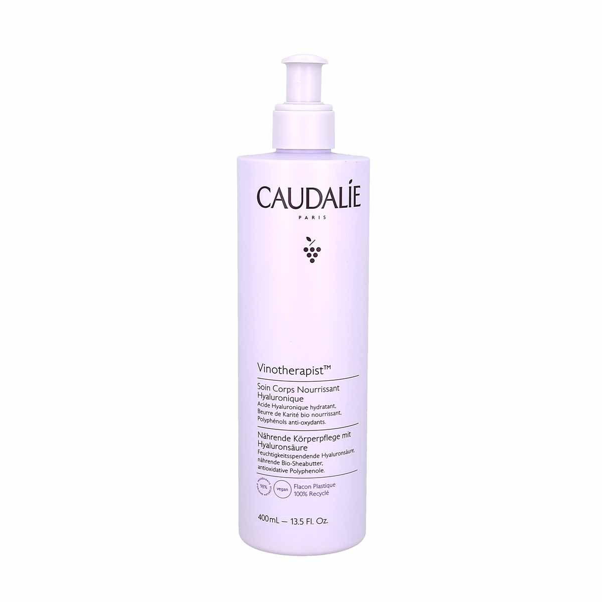Caudalie Vinotherapist Soin Corps Nourrissant Hyaluronique 400ml