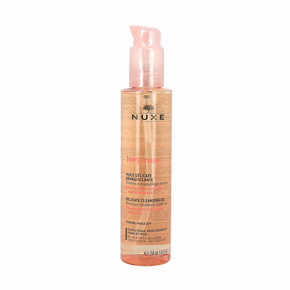 Nuxe Very rose Huile Délicate Démaquillante 150ml
