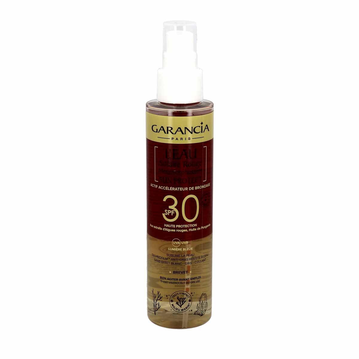 Garancia L'Eau Solaire Rouge Métamorphosante Sun Protect SPF30