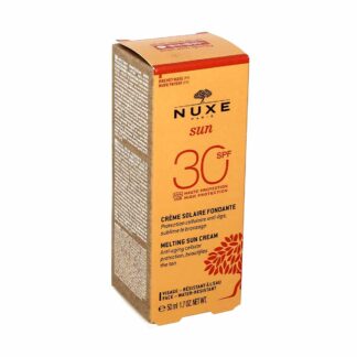 Nuxe Sun Crème Solaire Fondante Haute Protection SPF30, tube 50 ml
