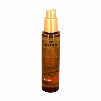 Nuxe Sun Huile Solaire Bronzante Visage et Corps SPF50, spray 150 ml