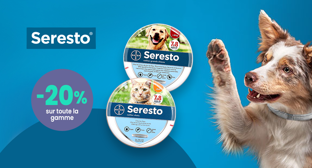 Seresto – Protect your companion with -20%