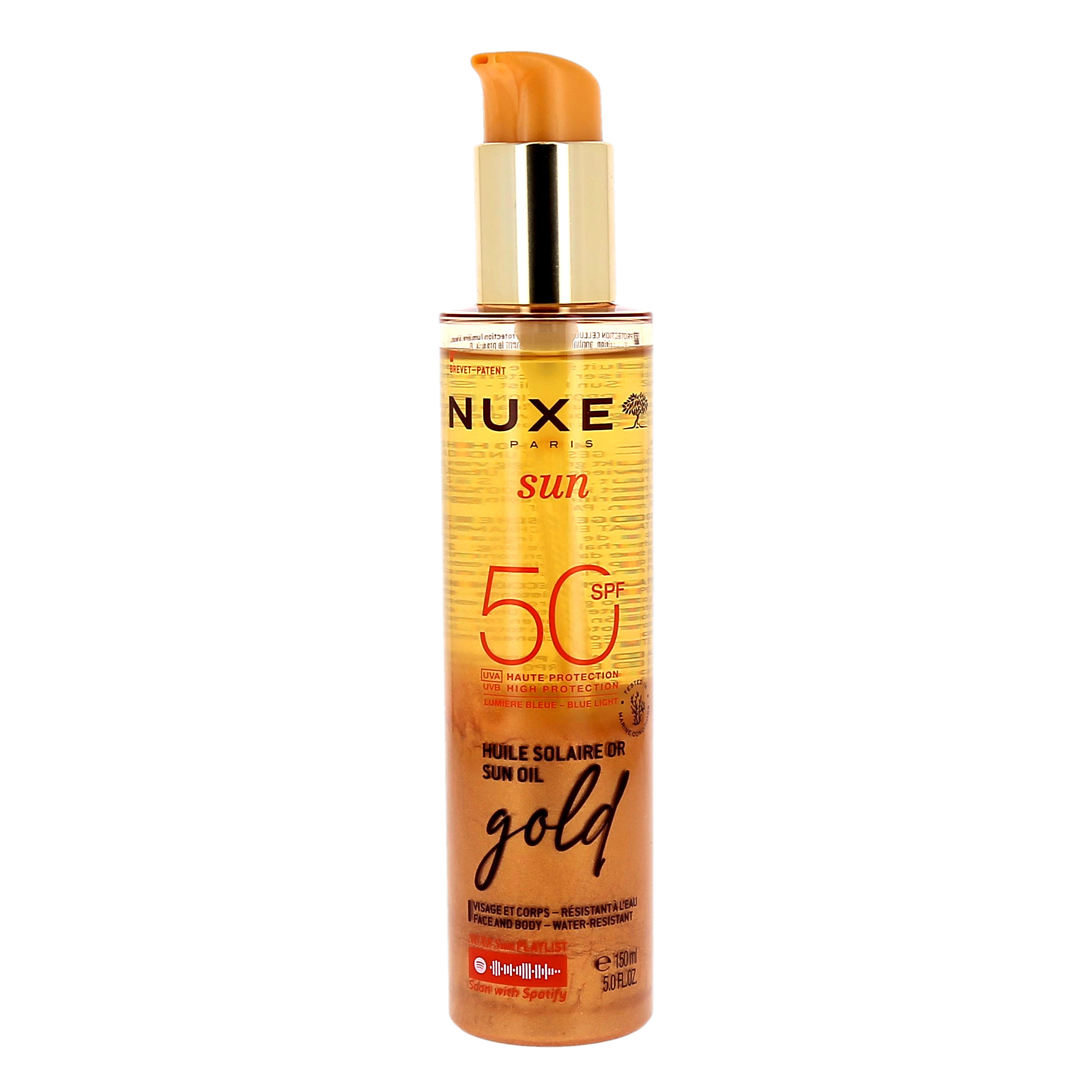 Nuxe Sun Huile Solaire Or SPF50