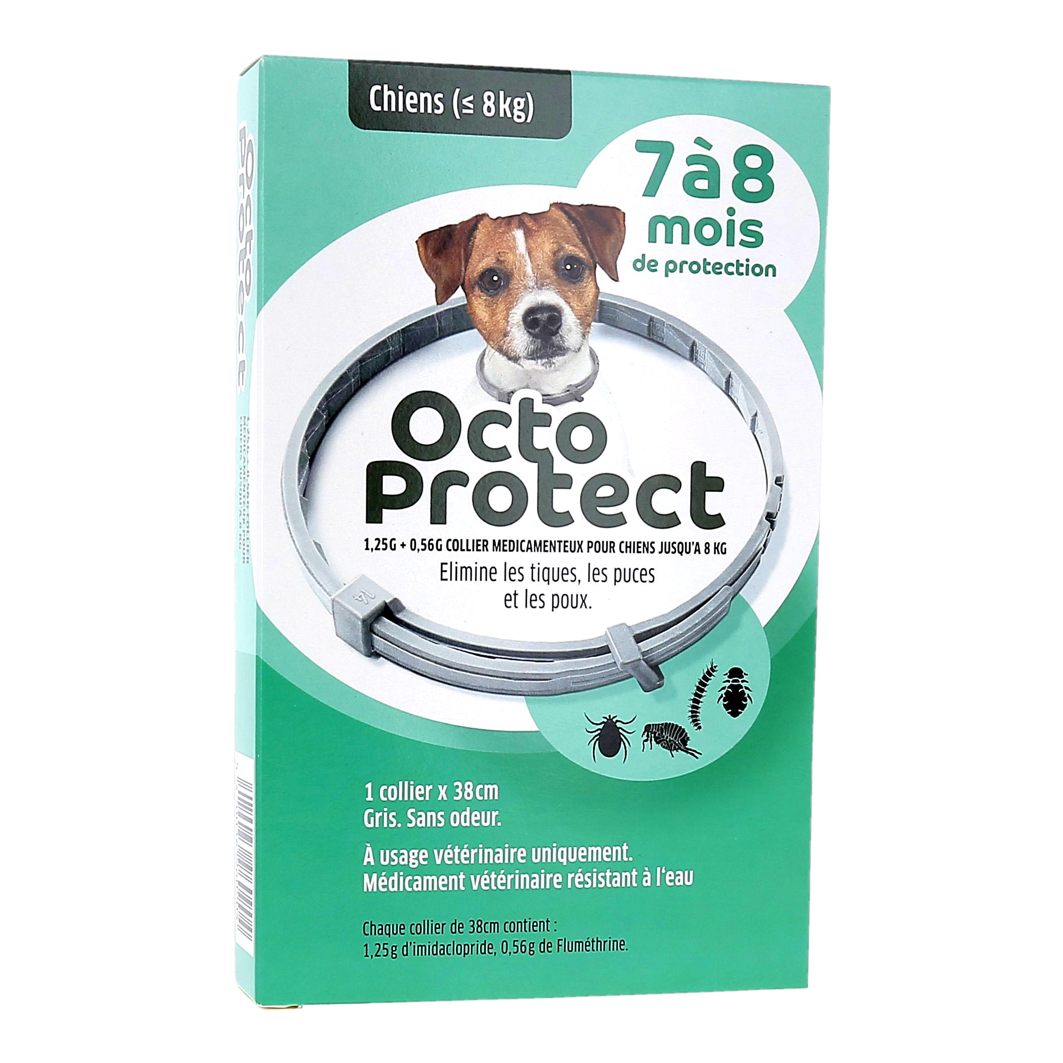 OctoProtect Petits Chiens (weight up to 8kg) 7 to 8 months' protection