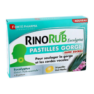 RinoRub Eucalyptus Throat lozenges sugar-free