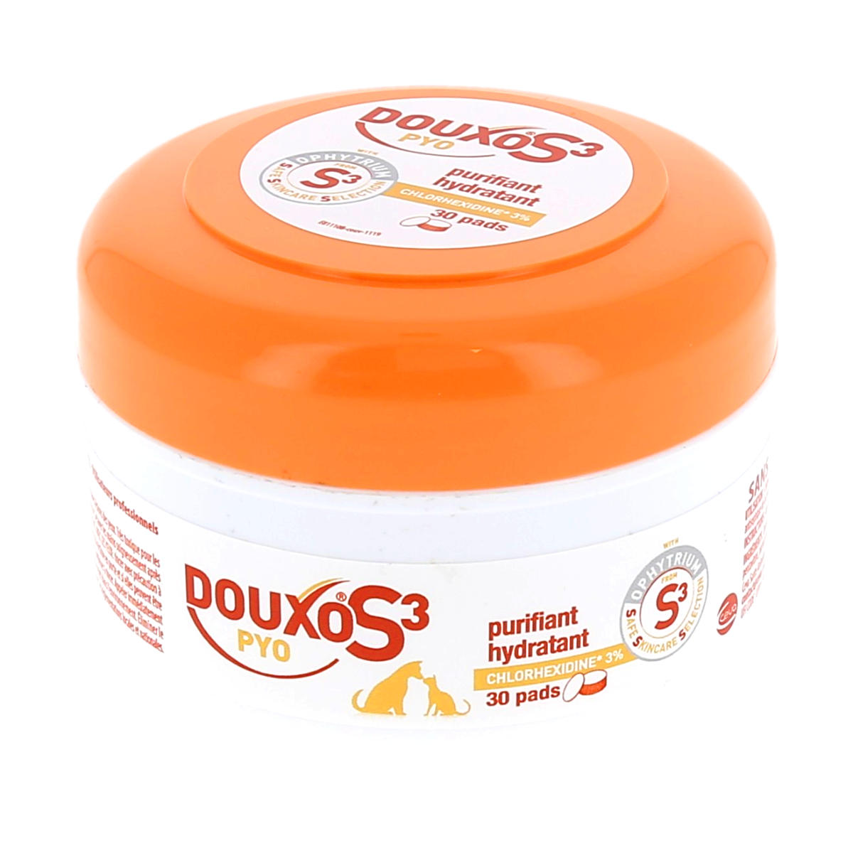 Douxo S3 Pyo Cotons (Pads) Purifiants/Hydratants pour chiens/chats
