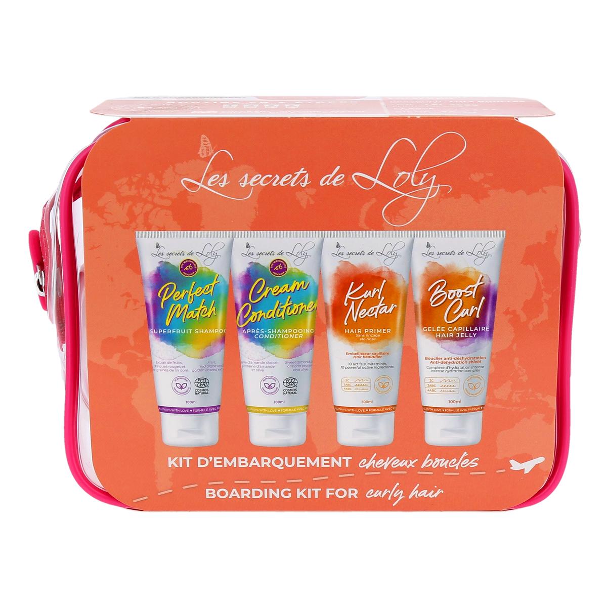 Les Secrets de Loly Kit d'Embarquement Cheveux Bouclés