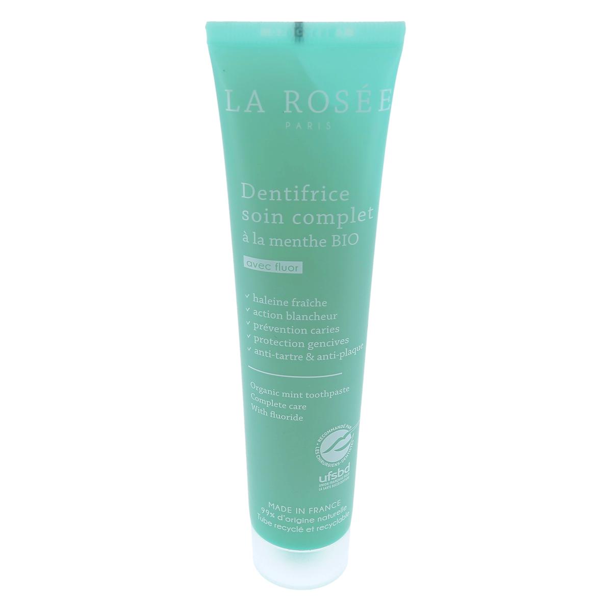 La Rosée Dentifrice Soin Complet à la menthe Bio avec fluor
