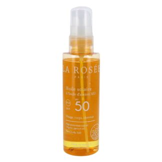La Rosée Huile Solaire à l'huile d'abricot Bio SPF50