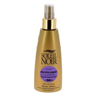 Soleil Noir Vitamin-Enriched Dry Oil Spray with Anti-Aging Ingredients, SPF 30