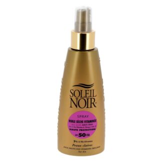 Soleil Noir Vitamin-Enriched Dry Oil Spray with Anti-Aging Ingredients, SPF 50
