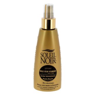 Soleil Noir Vitamin-Enriched Dry Oil Spray with Anti-Aging Ingredients