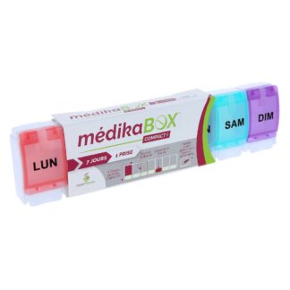 MédikaBox Compact I 7-Day Pill Organizer (1 dose)